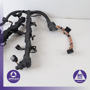 10-13 BMW F02 750i 550i Engine Ignition Module Wiring Harness 12517614896 OEM — photo 5