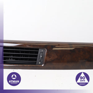 BMW E90 335i 328i Dashboard A/C AC Air Vent Grille Wood Trim w/ Switch OEM