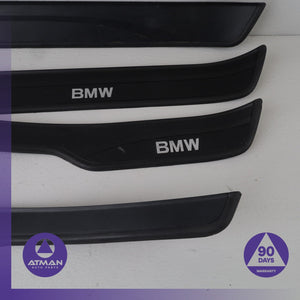 BMW E90 328i 330i 335i Front & Rear Sill Scuff Plate Cover Panel Set OEM