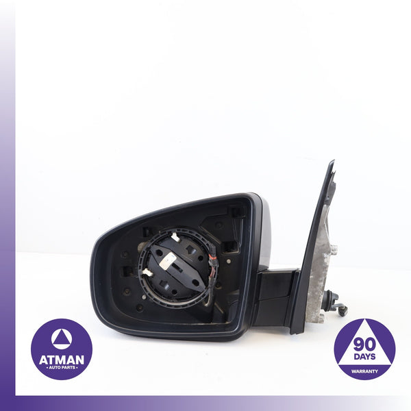 BMW E70 X5 Left Driver Side Rear View Door Mirror Black w/ Camera OEM