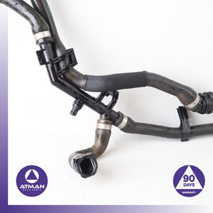 10-13 BMW F10 550i 650i Engine Water Coolant Overflow Hose Line Pipe Set OEM — photo 3