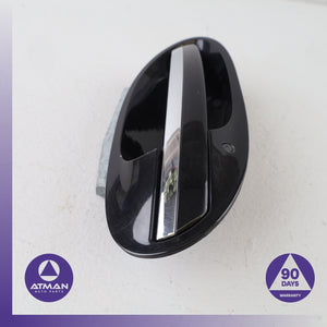 BMW E66 750i 745i Rear Right Exterior Door Handle Black OEM