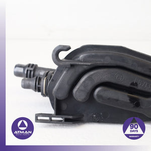 BMW E64 650i Transmission Oil Cooler Exhanger Mounting Bracket w/ Thermostat OEM — photo 4