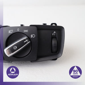 12-18 BMW F30 328i 335i M3 Headlight Fog Light Switch Control Module w/ Trim OEM