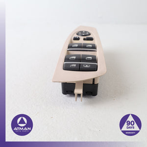 09-15 BMW F02 750i 740i Front Left Door Power Window Master Switch Beige OEM — photo 5