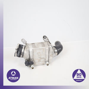 08-19 BMW F10 550i 650i 750i X6 4.4L V8 Left Side Turbocharger Intercooler OEM