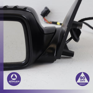 02-08 BMW E66 750i Left Side Exterior Door Mirror Black OEM