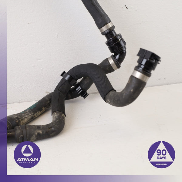 BMW F30 328i 320i 2.0L Engine Radiator Coolant Hose Pipe Set OEM
