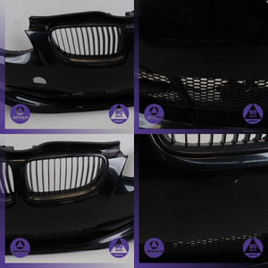 11-13 BMW E92 328i 335i Base Front Bumper Cover Panel Black 7256083 OEM