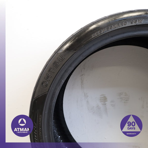 245/35ZR20 Ohtsu FP8000 245 35 20' 95W DOT 0722 Tire