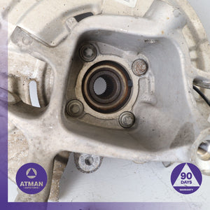 BMW F10 528i 535i Rear Right Passenger Side Spindle Knuckle Hub w/ Shield OEM — photo 6