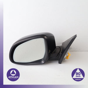 15-17 BMW F25 X3 Left Rear View Door Mirror w/ Blind Spot & Camera Black OEM