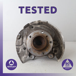 06-16 BMW E90 328i 128i Front Left Side Spindle Knuckle Hub w/ Shield OEM