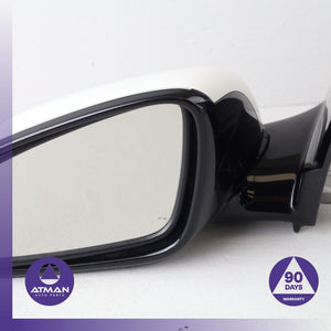 13-15 BMW E84 X1 Left Driver Side Rear View Door Mirror Black OEM