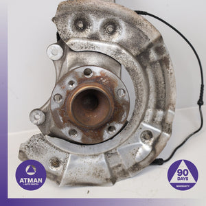 11-16 BMW F10 550i 640i Front Right Passenger Spindle Knuckle Hub w/ Shield OEM — photo 6