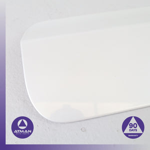 BMW F30 328i Fuel Filler Neck Door Cover Panel 7238058 White OEM — photo 4