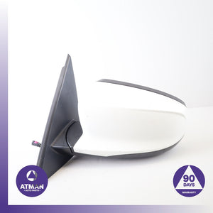 10-13 BMW E70 X5M M-Sport Left Side Rear View Door Mirror w/ Camera White OEM