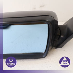 00-06 BMW E53 X5 Left Driver Side Rear View Door Mirror Black OEM
