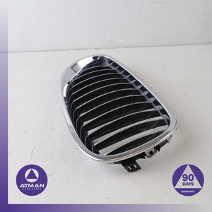 04-10 BMW E60 528i 535i Front Right Bumper Grille Chrome 51137065702 OEM