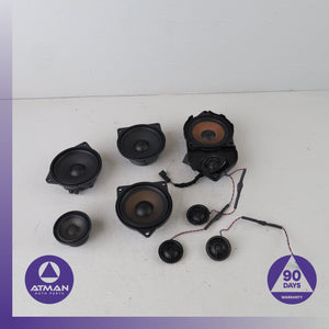 BMW E70 X5 X5M Hi-Fi Interior Speaker Tweeter Set 65139151864 OEM