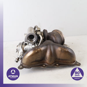 07-13 BMW E90 335i N54B30 3.0L Front Turbo Turbocharger 7649289 OEM