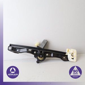 12-18 BMW F30 328i 335i Rear Right Side Window Regulator w/ Motor OEM