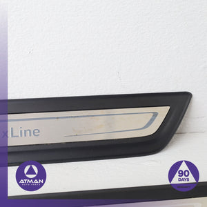 11-18 BMW F25 X3 X4 Front Door Sill Trim Entry Set 51477354251 OEM — photo 2