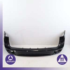 11-13 BMW E70 X5 Rear Bumper Cover Panel w/ Parking Assist Black 51127227787 OEM