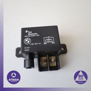 BMW F10 550i Engine Motor Radiator Cooling Fan Relay Module 7661503 OEM — photo 2
