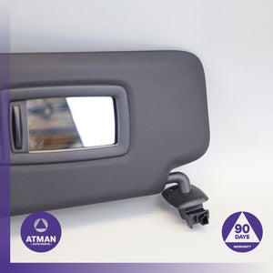 BMW F98 X4M X4 Right Passenger Side Sunvisor Sun Visor Black OEM 55k