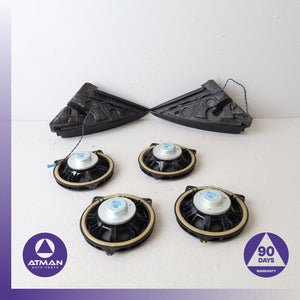 BMW F34 328i GT Hi-Fi Interior Speaker Tweeter Loudspeaker Set OEM
