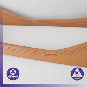 BMW G05 X5 X5M Front Center Console Knee Cover Panel Trim Set Brown OEM 55k — photo 6
