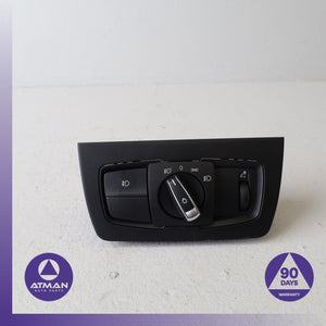 12-18 BMW F30 328i 335i M3 Headlight Fog Light Switch Control Module w/ Trim OEM