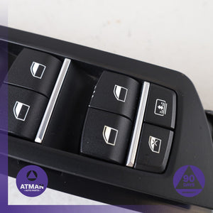 BMW F02 750i 740i Front Left Door Window Master Switch w/ Trim OEM — photo 4