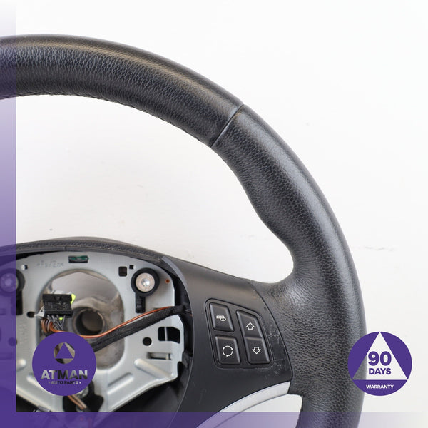 BMW E82 128i 135i Sport Steering Wheel Black w/ Switch 32306795570 OEM