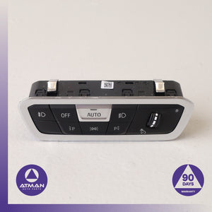 BMW G05 X5 X5M Headlight Fog Light Switch Control Module OEM 55k