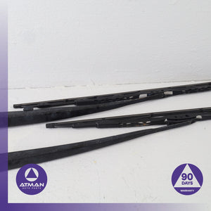 BMW E46 325i 323i 330i Front Windshield Wiper Washer Arm Set OEM — photo 3
