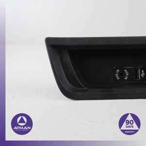 BMW F30 328i Front Center Console Insert USB Aux Socket w/ Trim OEM