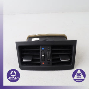 BMW E90 328i 335i Rear Center Console A/C Dual Air Vent Grille OEM