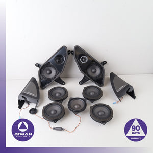 19-26 BMW G05 X5 Harman / Kardon Interior Audio Speaker Loudspeaker Set OEM 55k