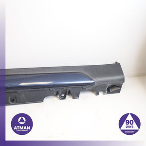 14-18 BMW F15 X5 Right Passenger Side Skirt Rocker Panel Blue 7308056 OEM — photo 5