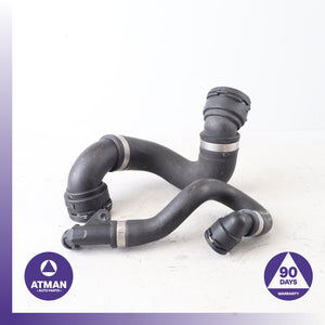07-13 BMW E90 328i 128i Radiator Cooling Hose Pipe Set OEM