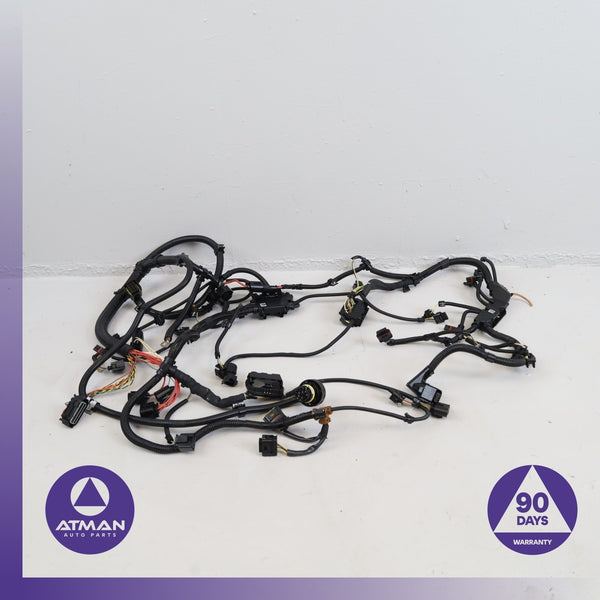 12-16 BMW F30 328i N20 RWD Engine Transmission Wire Harness Set 7634056 OEM