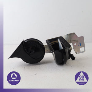 04-10 BMW E60 528i 550i High & Low Tone Note Signal Horn 61336935987 OEM