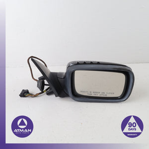 02-08 BMW E66 750i Right Side Exterior Door Mirror Black OEM