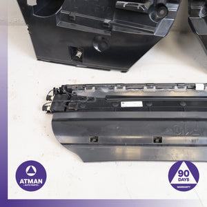 11-13 BMW F10 535i Rear Bumper Cover Panel Support Bracket Set 51127299970 OEM — photo 5
