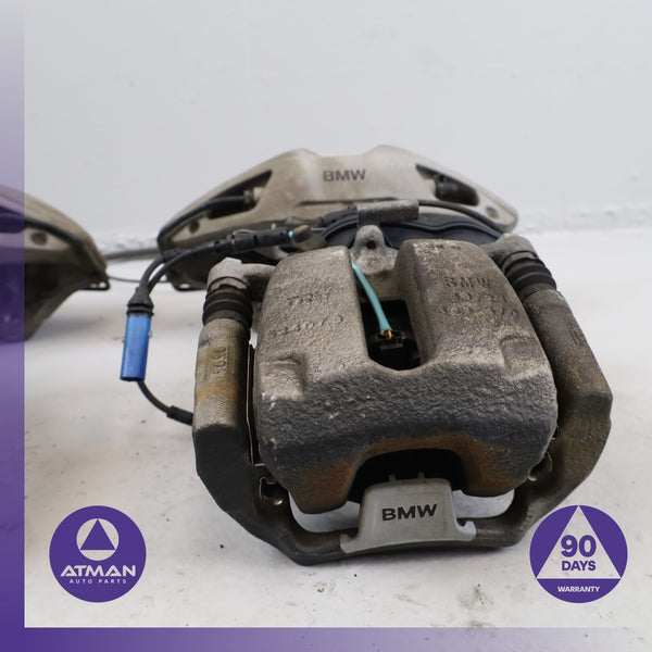 16-22 BMW G12 740i 3.0L M-Sport Front & Rear Brake Caliper Set Silver OEM