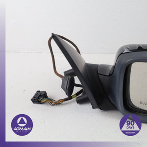 02-08 BMW E66 750i Right Side Exterior Door Mirror Black OEM