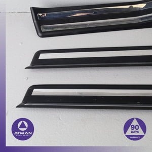 BMW E46 325i 323i 330i Front & Rear Sill Scuff Plate Cover Panel Set of 3 OEM — photo 5