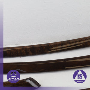 BMW E90 328i 335i Front & Rear Interior Door Cover Trim Wood Set OEM